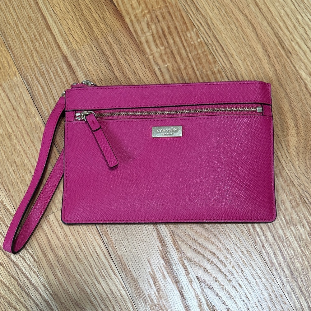 Kate Spade Pink Wristlet Clutch